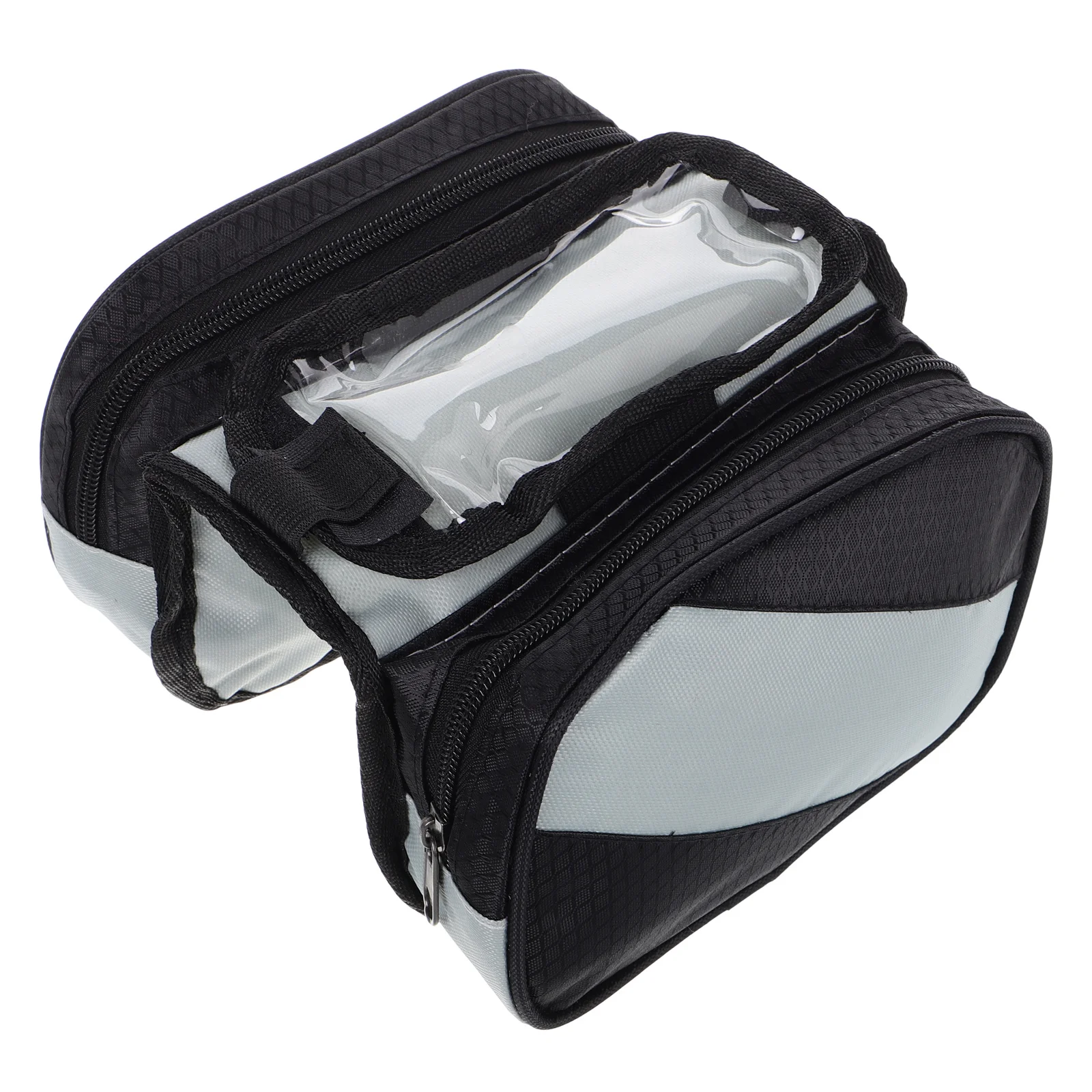 

Bicycle Handlebar Bag Waterproof Oxford Fabric Large Capacity Easy Installation Removable for Mountain Road Fixedgear Bikes