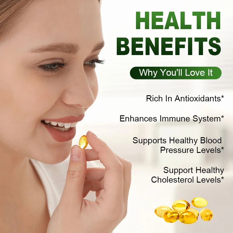 Odorless Garlic Capsules - Balance Cholesterol Levels, Support Heart and Cardiovascular Health