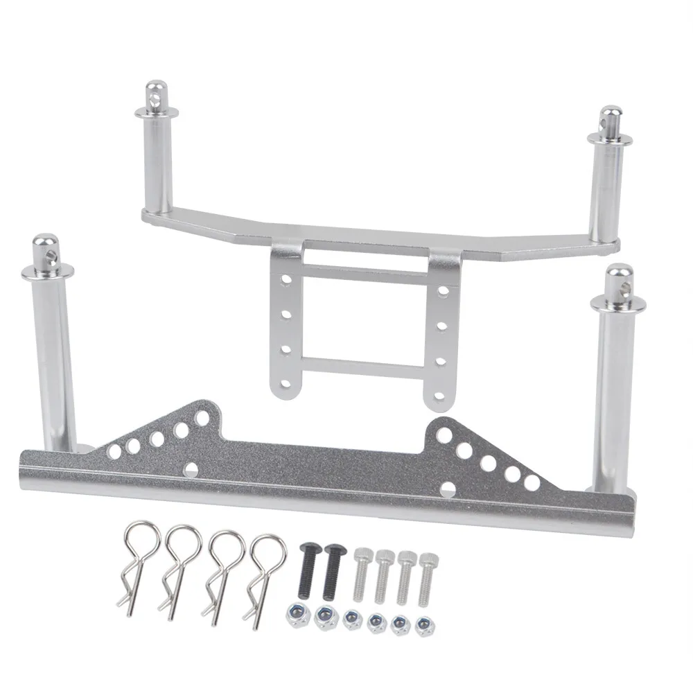 Aluminum Front Rear Body Mount Suitable for Traxxas Rustler Nitro Slash VXL Stampede 2WD 1914R
