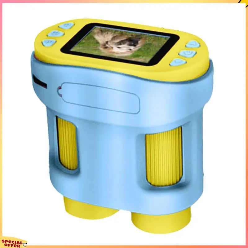 ABFI 1000X Pocket Microscope Science Toys Handheld LED Light Biology Magnification Outdoor Students Teaching