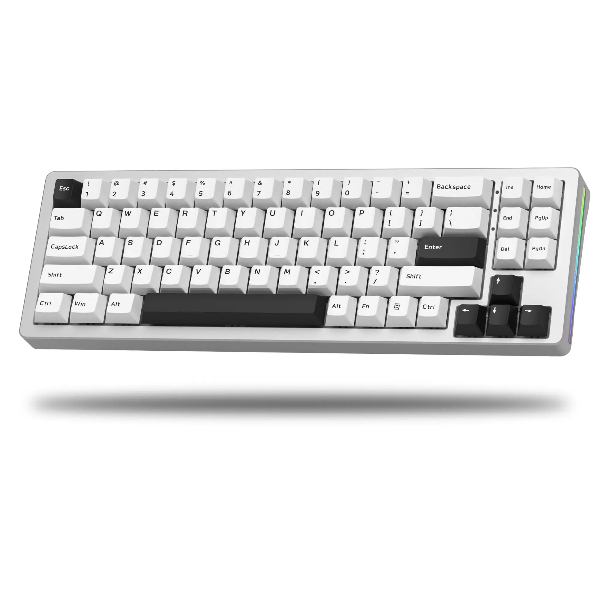 WOMIER Wireless Mechanical Keyboard Aluminum Alloy Shell Bluetooth/2.4G/Wired Hot Swappable Gasket Mount Silent Gaming Keyboard