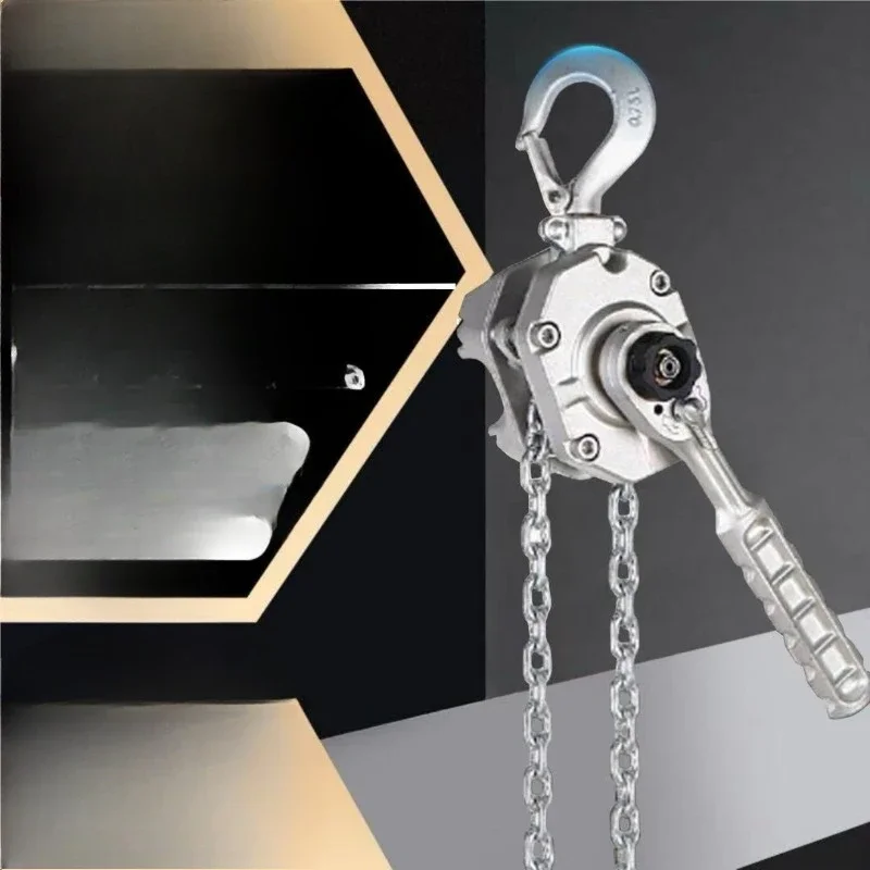 Aluminum alloy lever hoist 1 ton 3 tons 3m 0.75t manual hoist 2 tons mini ring chain lever hoist