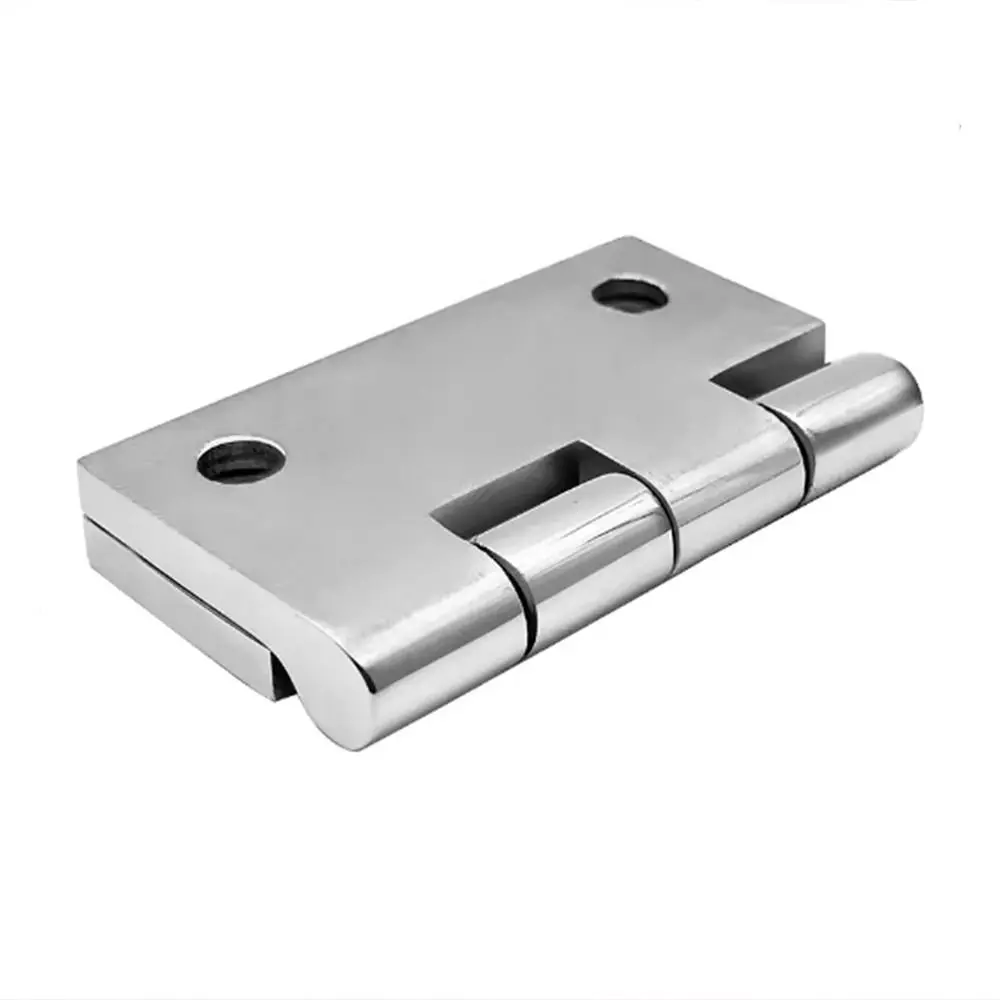 38/40/50mm 스테인리스 스틸 버트 힌지 4홀 보트 힌지 내구성 강한 중량급 사각 주조 힌지 유리문용