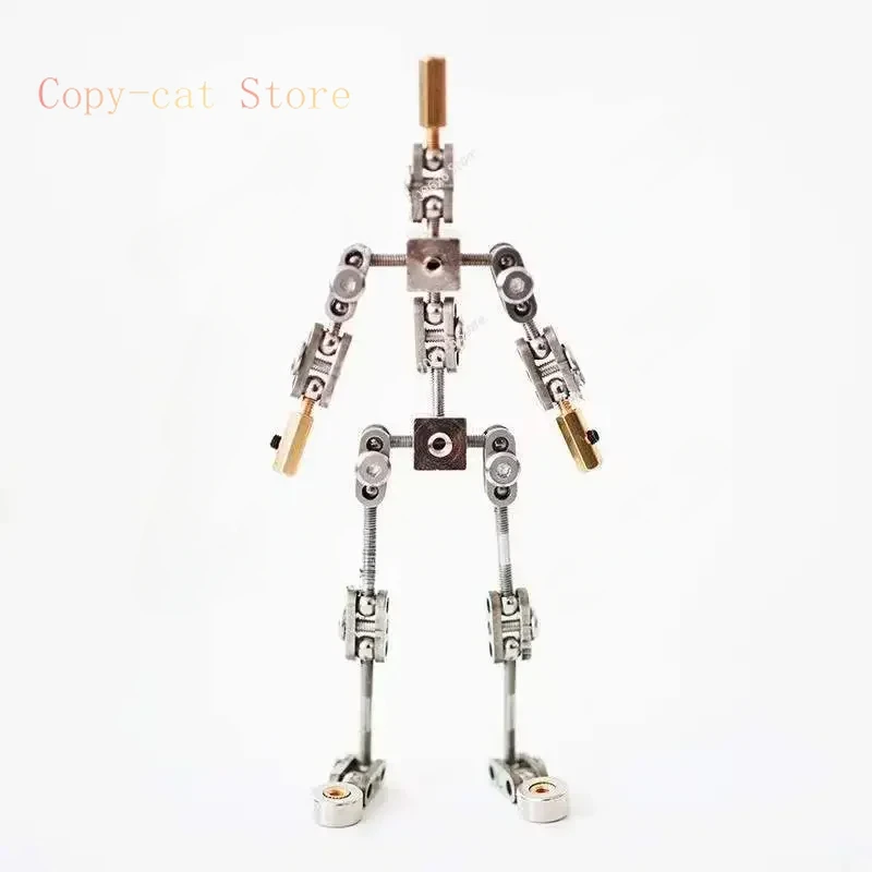 Man Skeleton NOT-READY-MADE Studio Stop Motion Armature Kits  Metal Puppet Figure for Character Design Creation