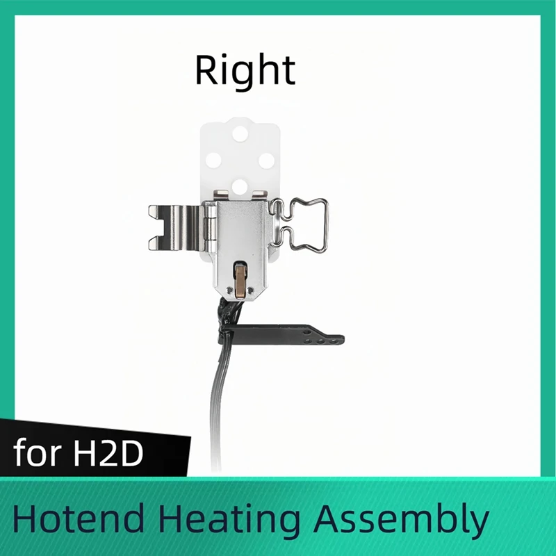 Hotend Heating Assembly for Bambu H2D Extruder Heating Assembly Printe Parts for H2D Laser 3D Printer Accessories Right-ABFT
