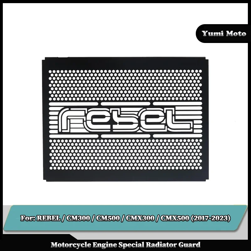 

Motorcycle Radiator Guard Grille Cover Water tank Protection Net For HONDA REBEL / CM300 / CM500 / CMX300 / CMX500 2017-2023
