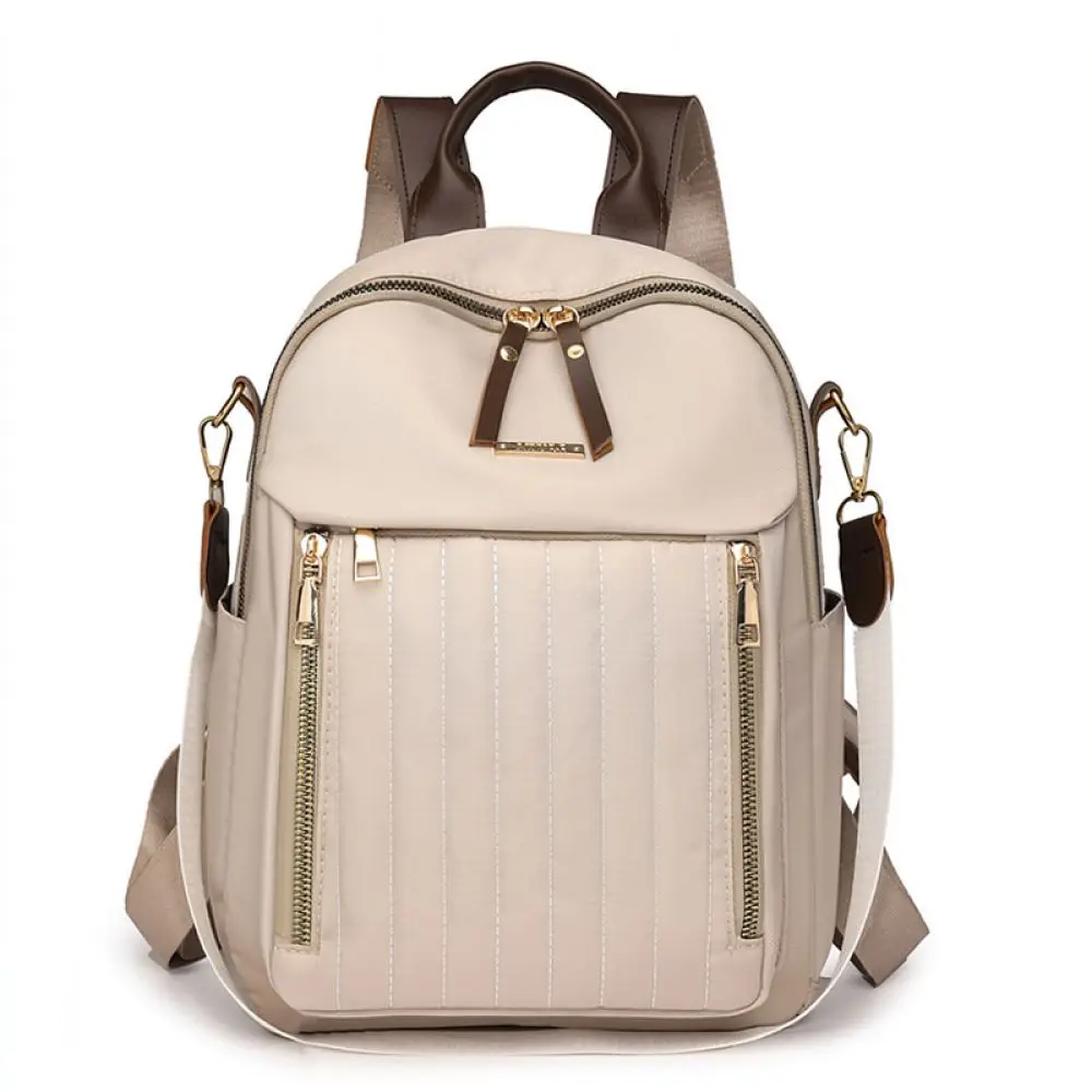 Premium Women Backpack Quilted Embroidery Waterproof Material Fashion Korean Casual Travel School Daypack Handbag