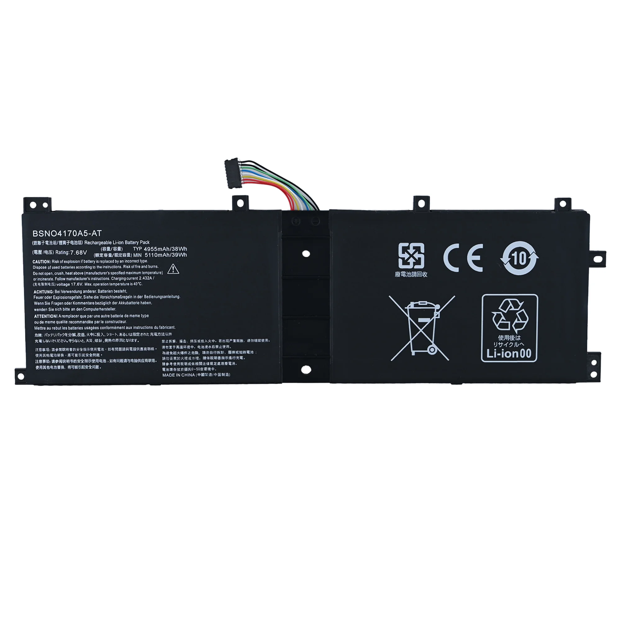 5110mAh Laptop Battery BSNO4170A5-AT For Lenovo Miix 510-12ISK 510-12IKB 520-12IKB For Lenovo pro Miix 510-12 BSNO4170A5-LH 39Wh