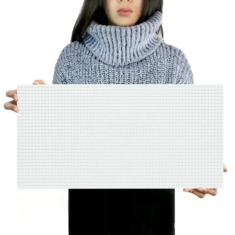 1 stuk 32x64 gaten enkellaags klassieke blokkenbasisplaat, DIY montage blokkenwand compatibel met merk speelgoed Kerst verjaardag cadeau