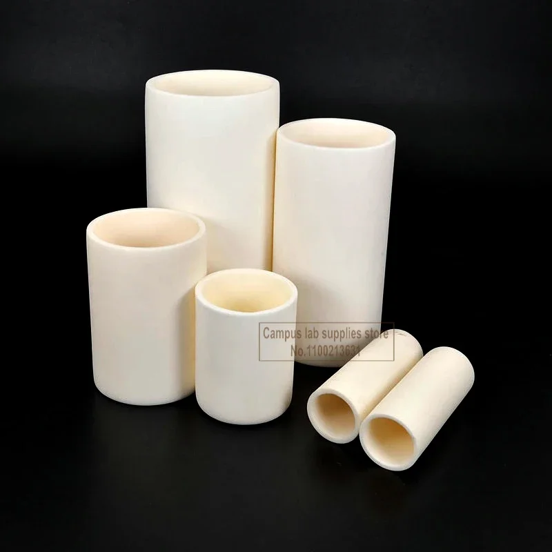 

1pcs Laboratory Outer Diameter 5ml To 1000ml Specification 99% Purity Cylindrical Corundum Alumina Ceramic Crucible