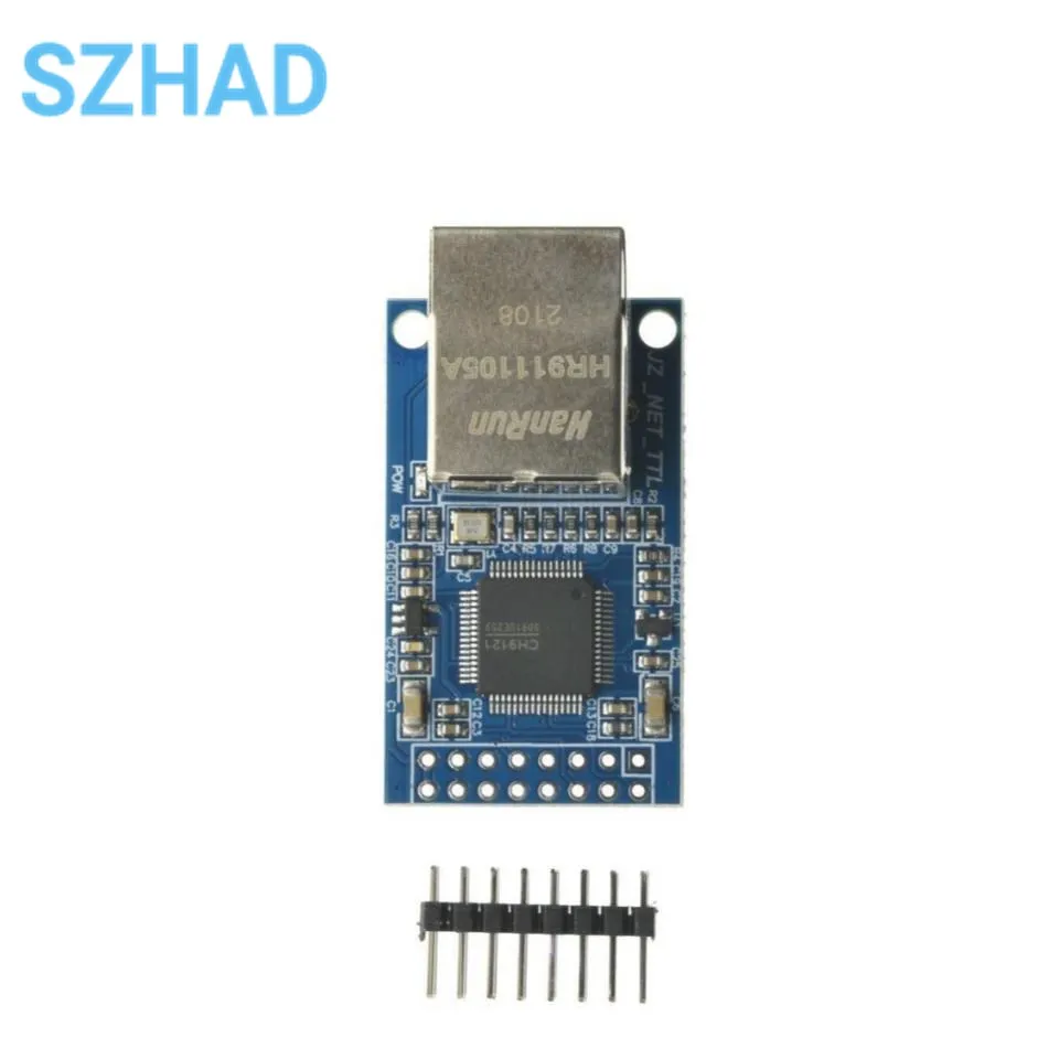 CH9121 Serial port conversion to Ethernet module Single-chip microcomputer networking module server