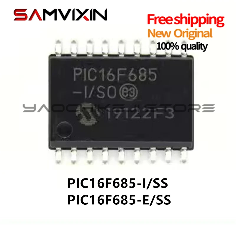 (10piece)100% New PIC16F685-I/SS PIC16F685-E/SS PIC16F685 E/SS PIC16F685 I/SS sop-20 Chipset