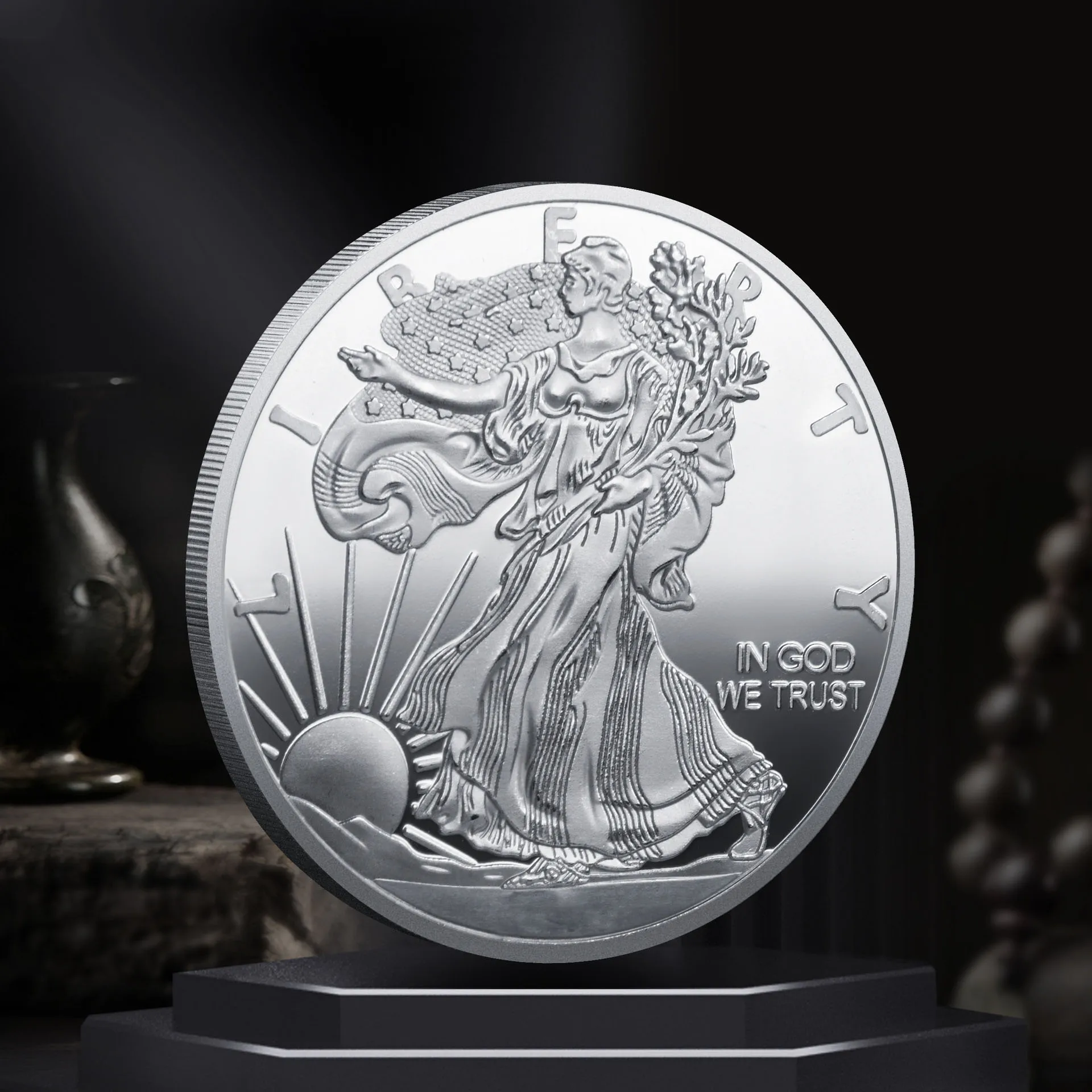 عملة تذكارية للولايات المتحدة الأمريكية تمثال الحرية العملة التذكارية الأمريكية