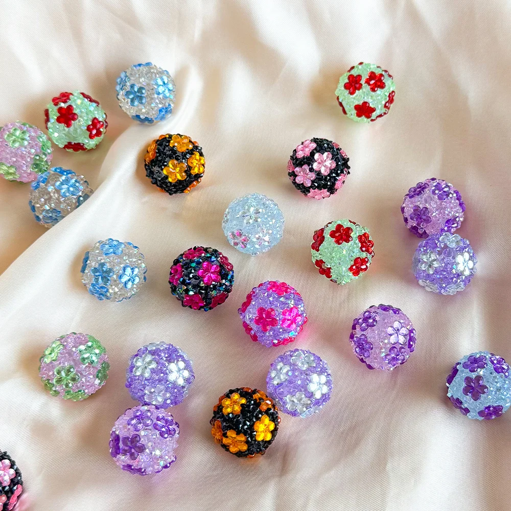 

Cordial Design 100Pcs 21*21MM DIY Beads/Rhinestone Effect/Hand Made/Jewelry Findings & Components/Round Shape/Acrylic #18941