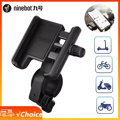 Original Ninebot Scooter Handlebar Phone Holder Suitable for Electric Scooter F20 G30 Max Bicycle Motorcycle Kickscooter Stand
