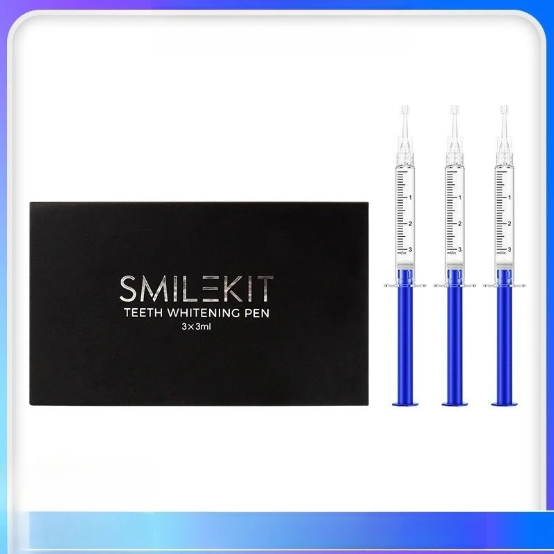 قلم تبييض الأسنان يستخدم مباشرة برأس فرشاة أبيض ساطع يزيل البقع الصفراء مكمل جل يحمي اللثة #6