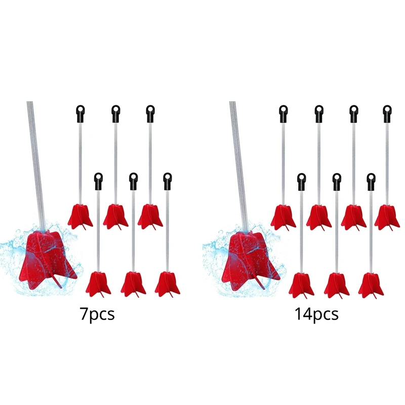 

7 Pcs 12 Inch Paint Stirrer For Drill Reusable Drill Mixer Attachment Resin Mixer Helix Drill Paint Mixer Durable Easy To Use