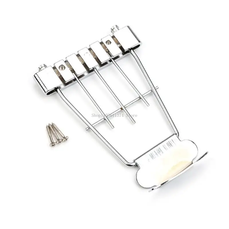 Short Guitar Bridge Tailpiece 6 String Electric Guitar Trapeze Tailpiece Bridge