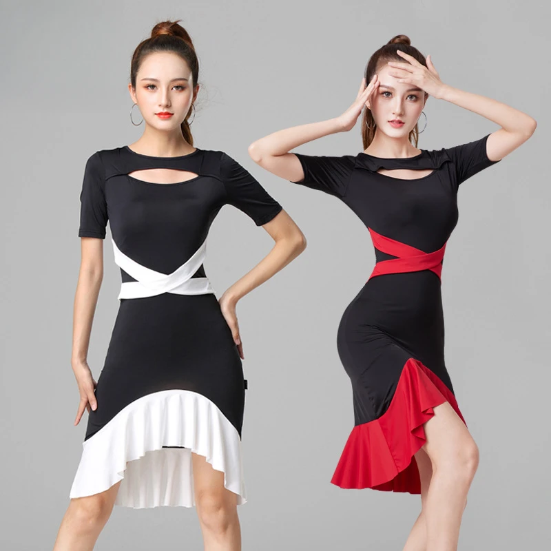 ชุดเต้นลาตินสำหรับผู้หญิงระดับไฮเอนด์รุ่นใหม่ล่าสุด สำหรับการแสดงชาช่า ชุดเต้นลาตินสำหรับมืออาชีพ