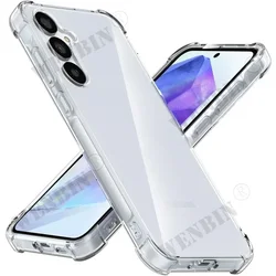 Transparent TPU Shockproof Case For Samsung A56 A55 A36 A35 A16 A15 5G Protective Cover Capa Coque Funda
