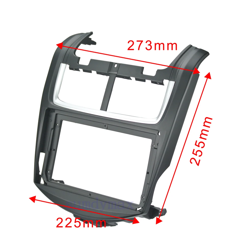 Marco de DVD para coche Android de 9 ", adaptador de ajuste de Audio, Kits de ajuste de tablero, Panel Facia para Chevrolet AVEO SONIC 2011 12 2013, marco de Radio para coche
