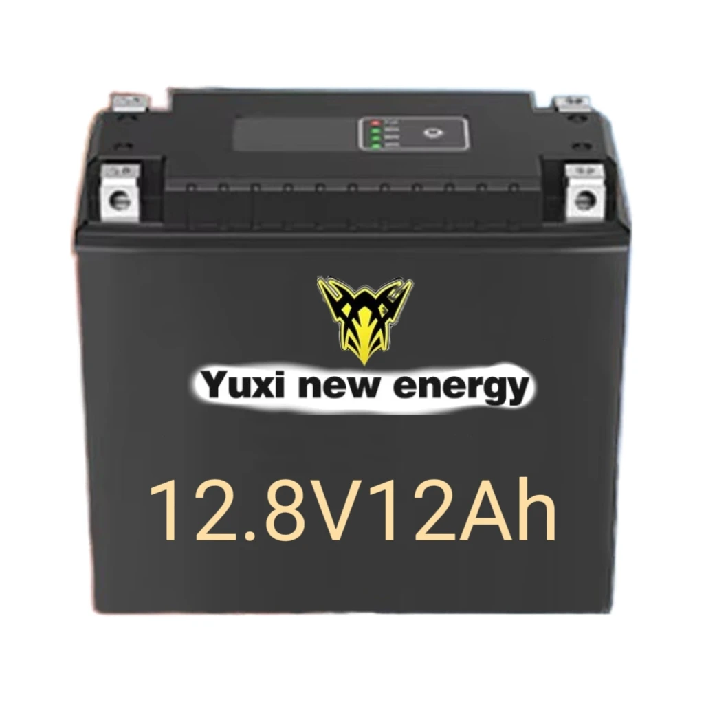 Customized 12V 12Ah Lithium Ion Lifepo4 Motorcycle Battery