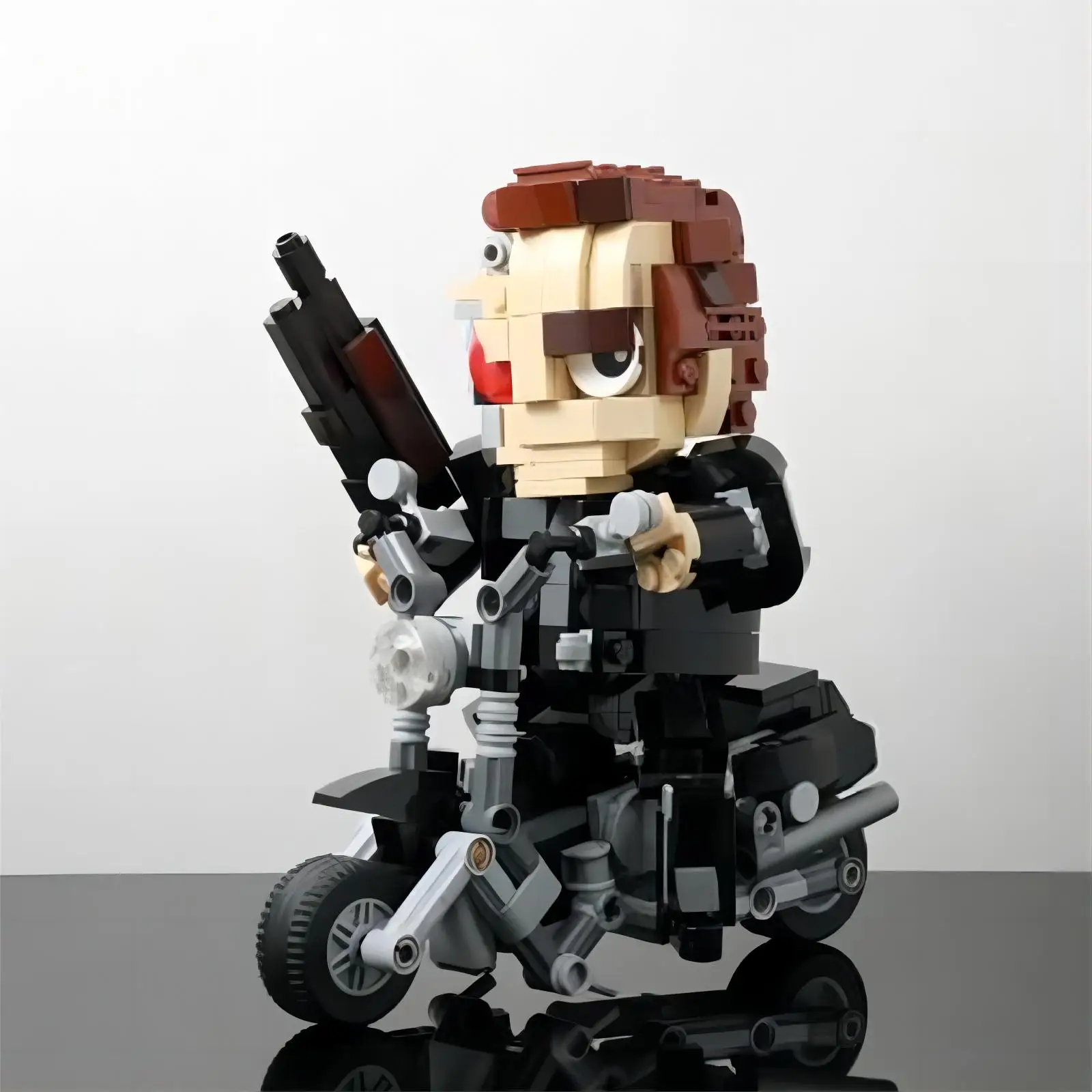 

The Terminator T-800 BRICKHEADZ Building Blocks Mini Action Figure Toys