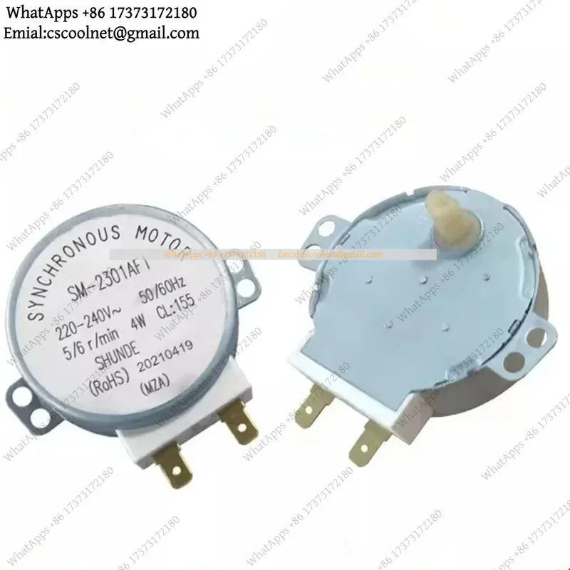 JS03 Universal Microwave Turntable Motor 220V 4W 5/6 RPM – Replacement for SM-2301AF1 Synchronous Motor
