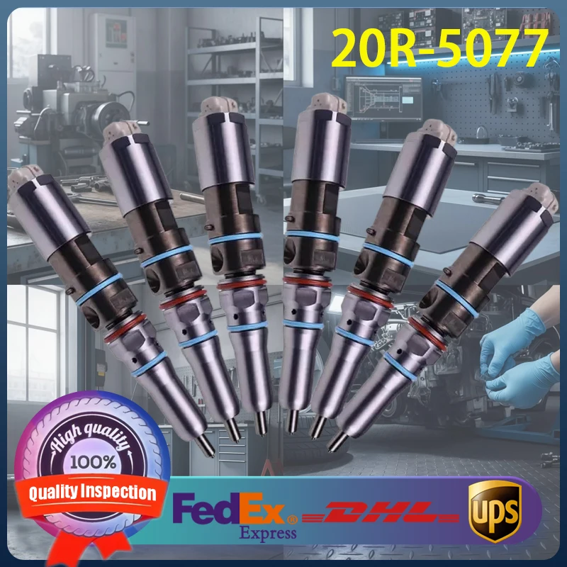 

1pcs 460-8213 20R-5077 Diesel Fuel Injector 4608213 20R5077 for Caterpillar CAT Engine C9 C9.3 Wheel Loader 966L 966M 972L 972M