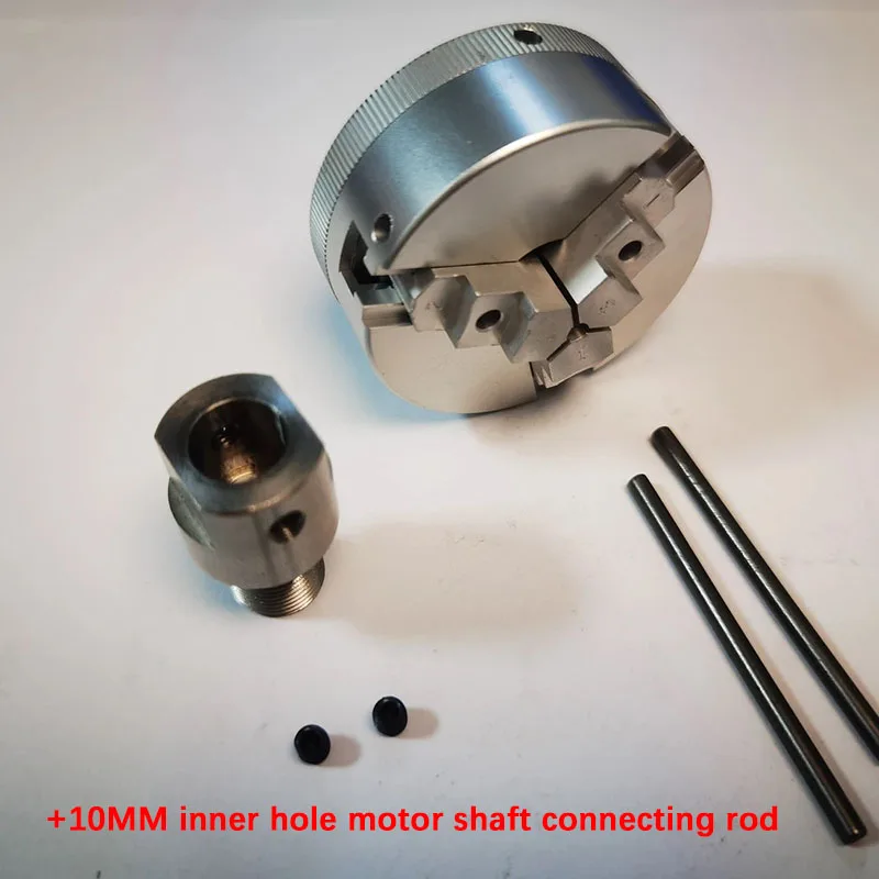 Professional 3 Jaw Self Centering Scroll Chuck High Precision Mini Aluminum Alloy Quick Mount Manual Lathe Tool