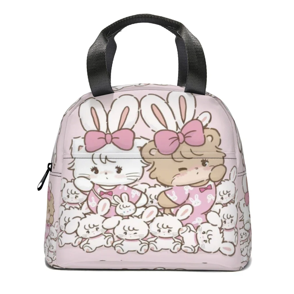 

Japan Kawaii Cartoon Mikko Lunch Bag for School Waterproof Picnic Thermal Cooler Insulated Lunch Box Women Kids Tote Bags