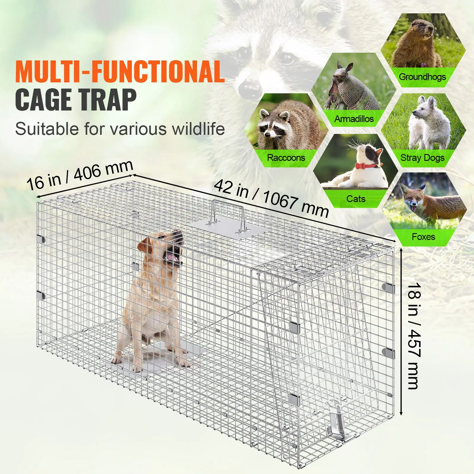 Live Animal Cage Trap, 42