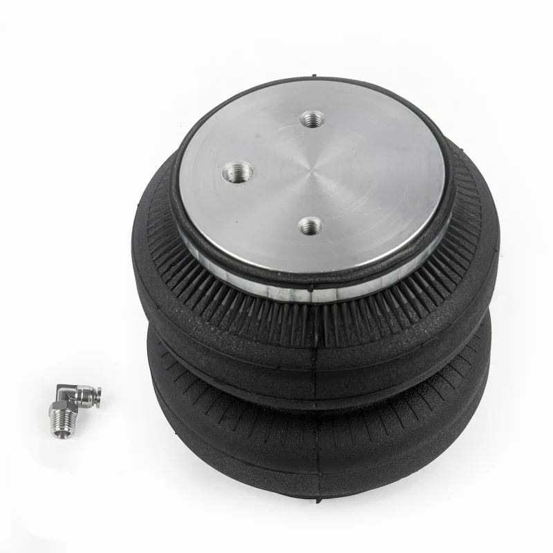 2E7X2 Two Row Rubber Air Spring Air Ride Suspension Bag High Load Bearing Anti-Aging Air Shock Absorber Spare Parts for Truck