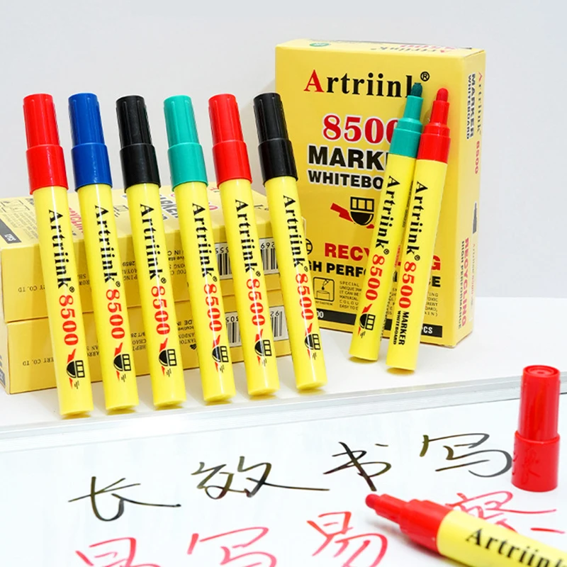 

1pcs Whiteboard Marker Set,Erasable, Refillable,Safety,Non-Toxic,High Capacity,Office,Conferencing,Educational Items