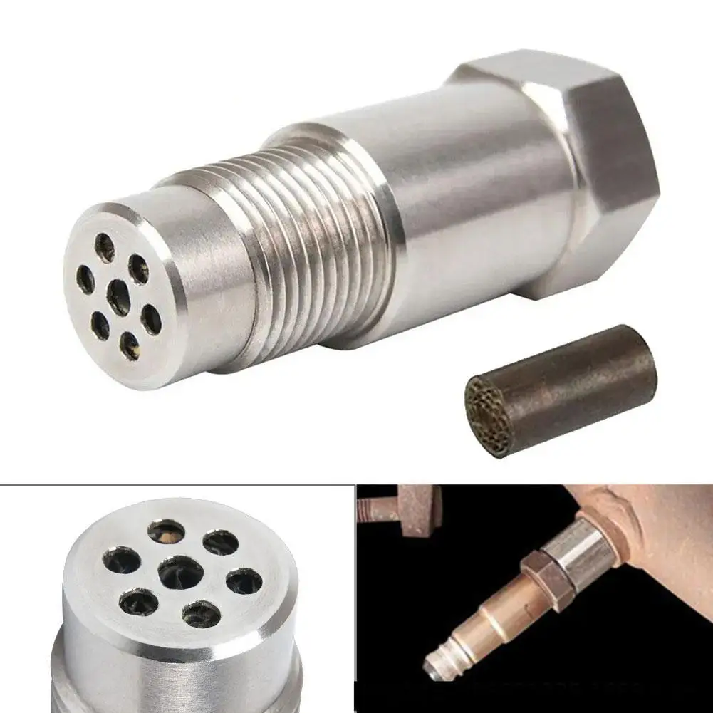 Automobile sensor filter adapter extension screw M18 * 1.5 large black+three-way catalytic converter