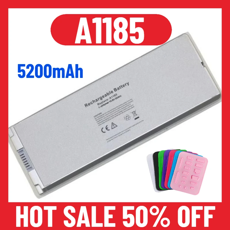 

5200 мАч для MacBook 13-дюймовый аккумулятор для ноутбуков A1181 A1185 MB402 MB403