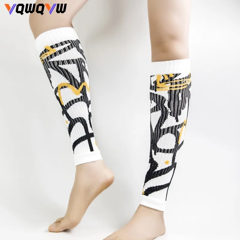 

1Pair Compression Calf Sleeves Sports Leg Compression Sock Runners Shin Splint Varicose Vein Calf Pain Relief for Football