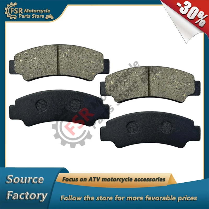 2 PAIR FRONT BRAKE PAD ASSY,FOR CFMOTO CFORCE 400 500 600 800 1000 UFORCE ZFORCE,P/N:7020-0810B0 5ASV-0811A0 9AWA-0811A0,QUAD