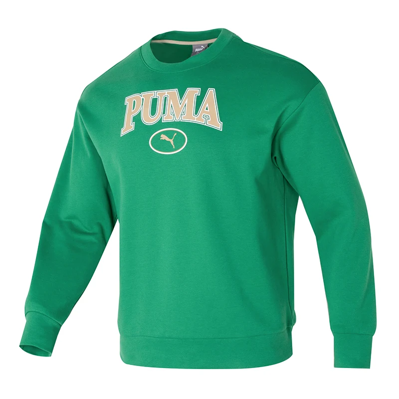 

Мужская и женская спортивная одежда Puma, повседневный клетчатый повседневный свитер, модный пуловер с круглым вырезом для пары 682929-86