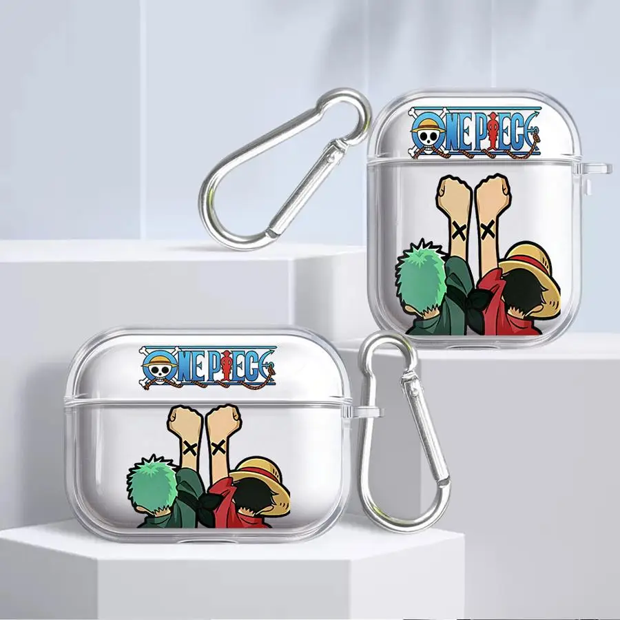 Ones P-Pieces Zoro Clear Earphone Cases Cover Case For Airpods 3 Pro3 4 1 2 Pro Pro2