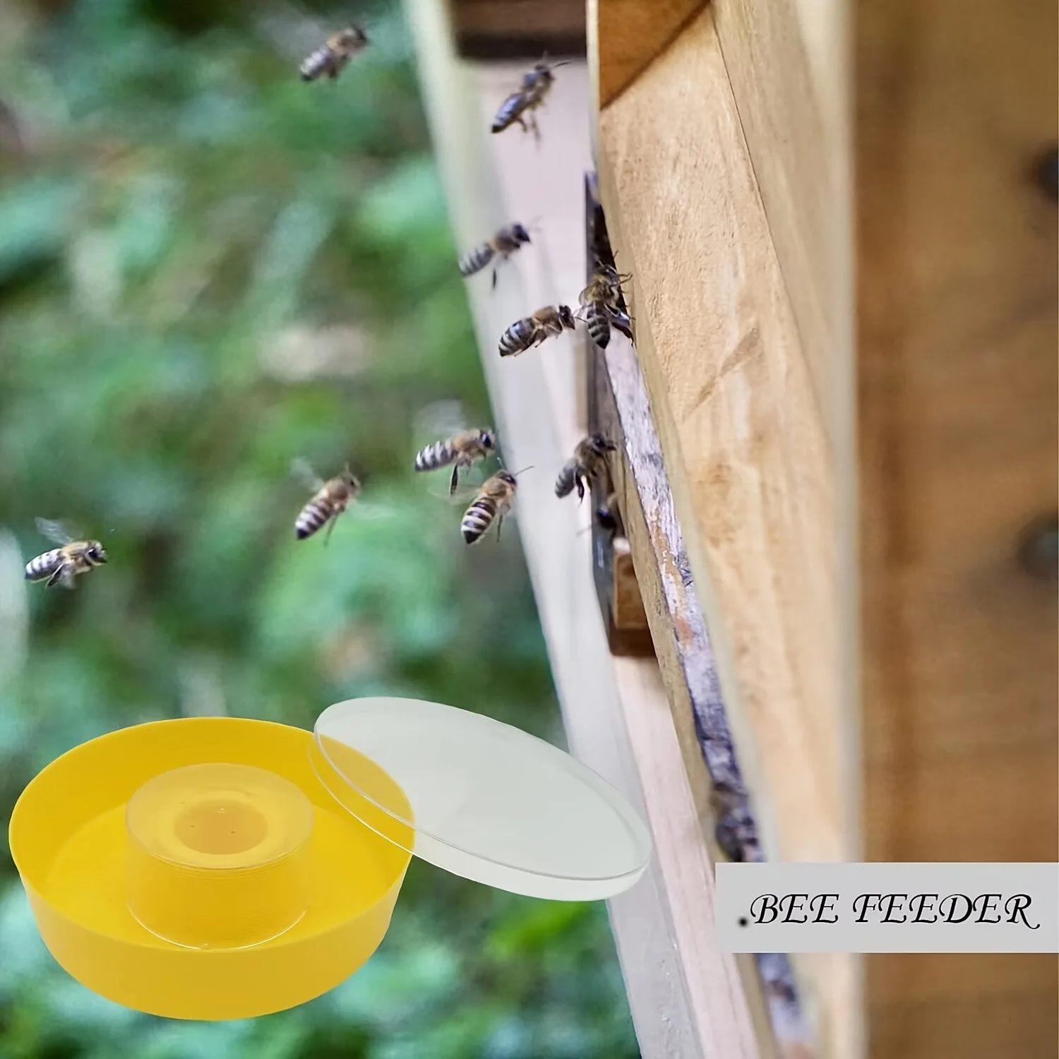 2-Piece Beehive Water Feeders - Easy Install, No Electricity Needed, Eco-Friendly Plastic