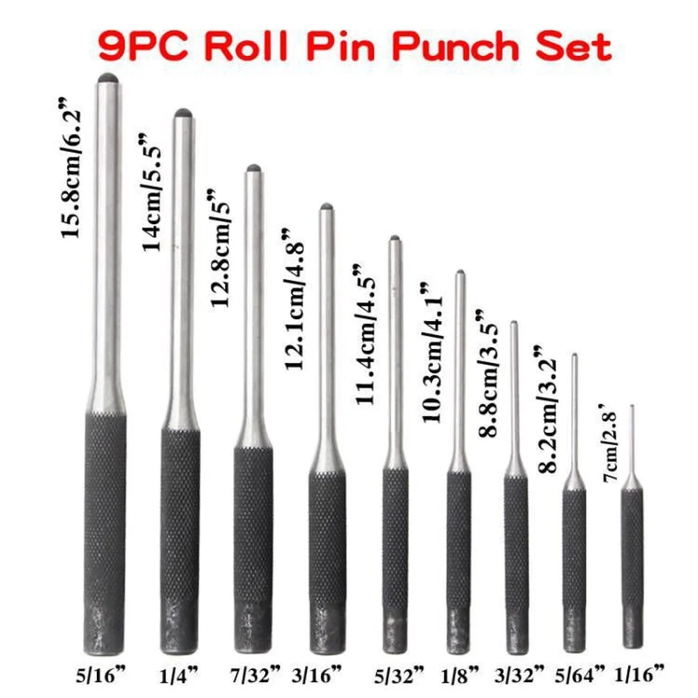 Gunsmithing Roll Pin Punch Tool Kit Stainless Steel Rods Professional Maintenance Remover Accessory For Cleaning Repairing view 2