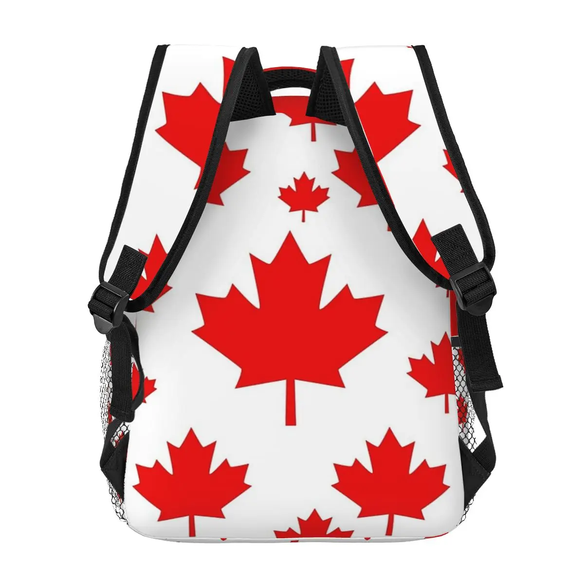 Mochila de cultura nacional con bandera de Canadá para niños y niñas, mochila escolar de dibujos animados, bolso de hombro de gran capacidad