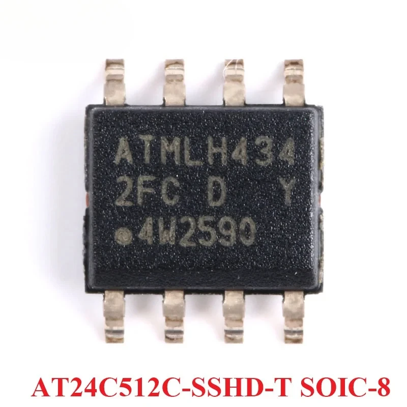 10PCS AT24C01 AT24C02 AT24C04 AT24C08 AT24C16 AT24C32 AT24C64 AT24C128 AT24C256 AT24C512 SOIC-8 EEPROM Serial Memory Storage