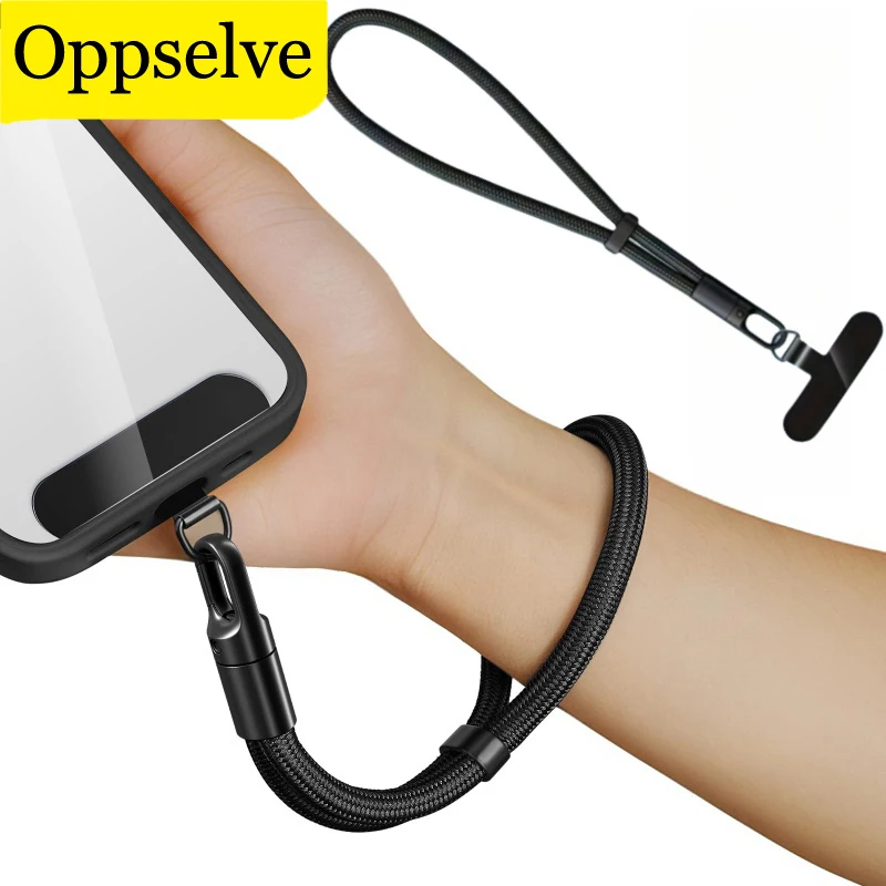 Automatic Locking Design Phone Tether Tab Durable Telephone Case Hanging Cord Key Chain For Cellphone Case Camera Key Chain Bag