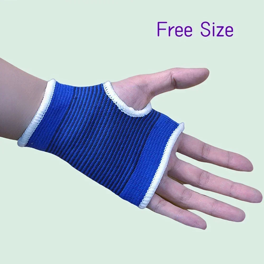 1 Pair Fitness Gym Gloves Elastic Training Fitness Wrist Wrap Workout Exercise Glove Wrist Support Hand Brace Gym Palm Protecter