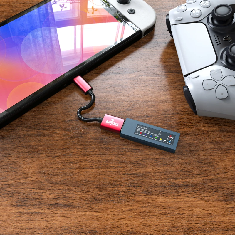 Controlador Bluetooth Magic-NS2 PS5/PS4/Xbox para Switch2/PC Tesla/Apple/Raspberry Pi