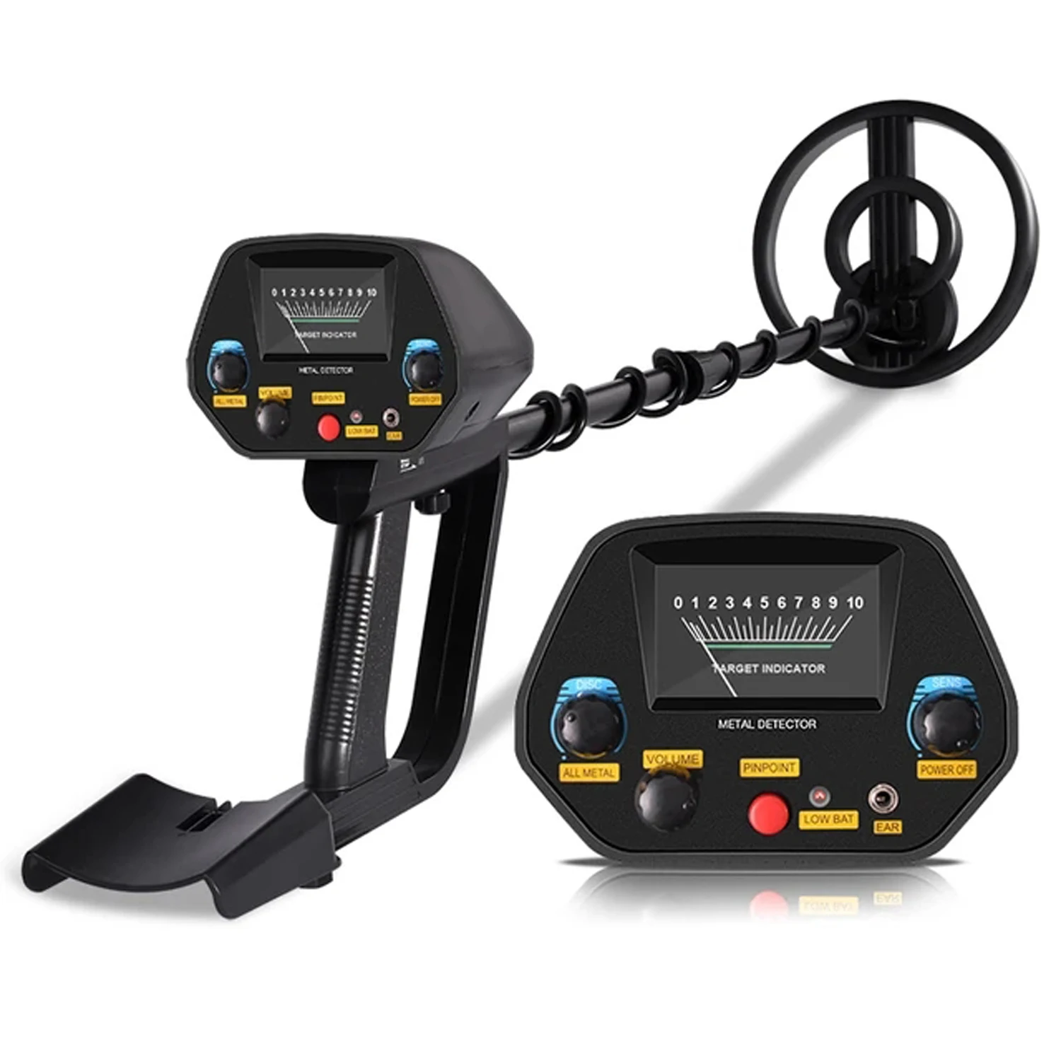 High Sensitivity Underground Metal Detector MD-4080 With 7.8\