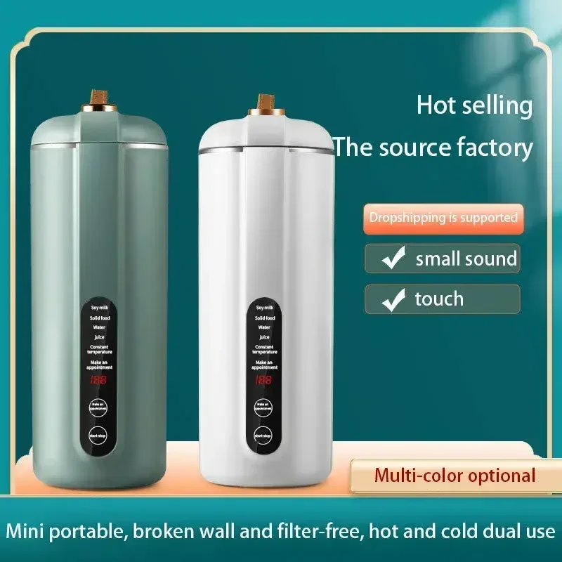 

110V Maxis mini soybean milk machine wall breaking machine heating mixing cooking complementary food machine appliance