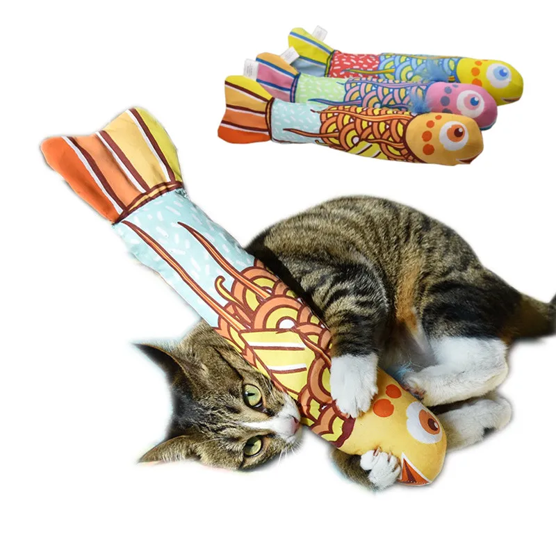 Katzenspielzeug-Plüschkissen, Katzenminze mit Crinkle-Sound – interaktiver Teaser zum Spielen und Kuscheln